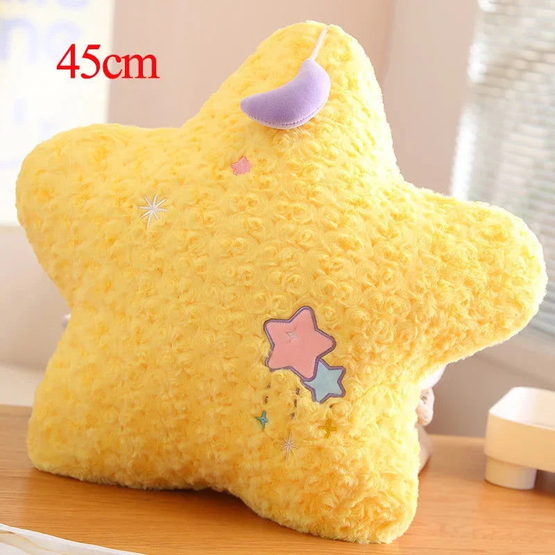 Plush Sky Pillows Emotional Moon Star Cloud Shaped Pillow Pink White Grey Yellow Purple Blue Room Chair Decor Cushion Gift