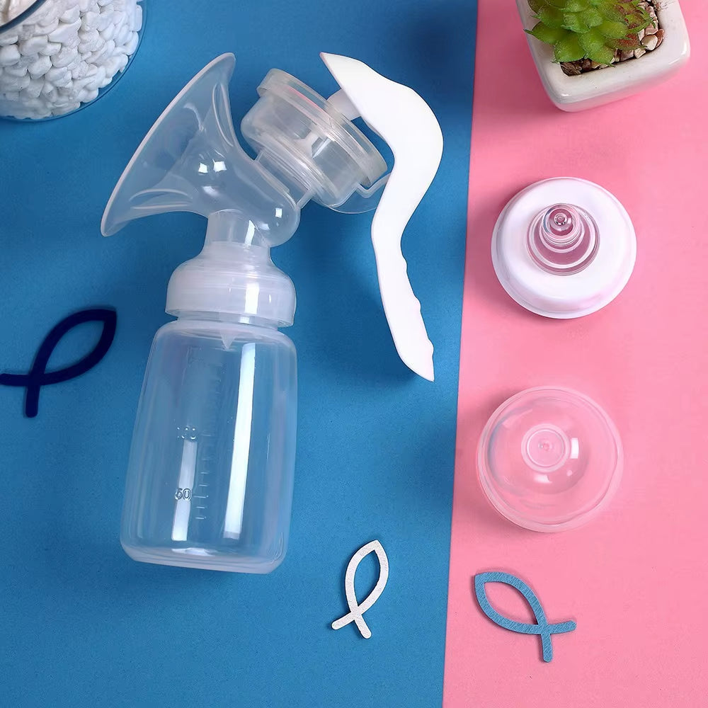 Breast Pump Manual Postpartum Breast Pump Painless and High Suction Milking Machine for Pregnant and Postpartum Women Portable