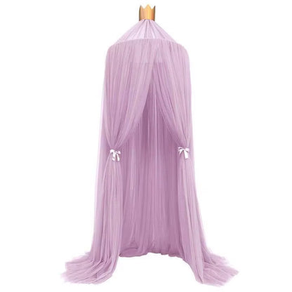 Baby Canopy Mosquito Net Bed Canopy Curtain Bedding Crib Netting Pink Girls Princess Play Tent for Kids Children Room Decoration