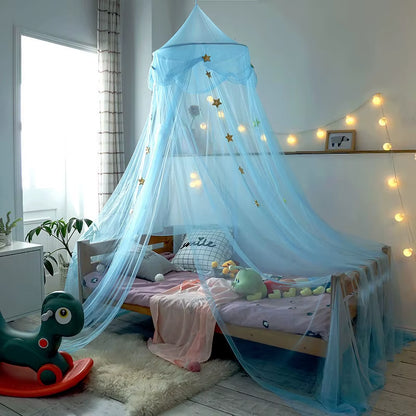 Baby Canopy Mosquito Net Bed Canopy Curtain Bedding Crib Netting Pink Girls Princess Play Tent for Kids Children Room Decoration