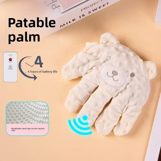0-3Y Electric Baby Soothing Palm Hand Automatic Patting Sleep Companion Beater Sleeping Aid Pillow Soother Toys for Calming Baby