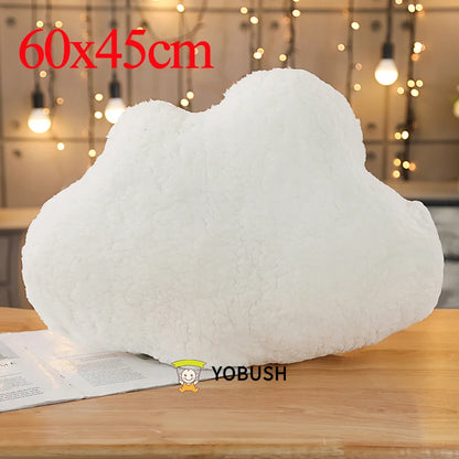 Plush Sky Pillows Emotional Moon Star Cloud Shaped Pillow Pink White Grey Yellow Purple Blue Room Chair Decor Cushion Gift
