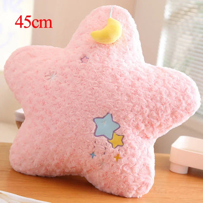 Plush Sky Pillows Emotional Moon Star Cloud Shaped Pillow Pink White Grey Yellow Purple Blue Room Chair Decor Cushion Gift