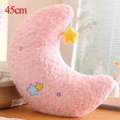 Plush Sky Pillows Emotional Moon Star Cloud Shaped Pillow Pink White Grey Yellow Purple Blue Room Chair Decor Cushion Gift