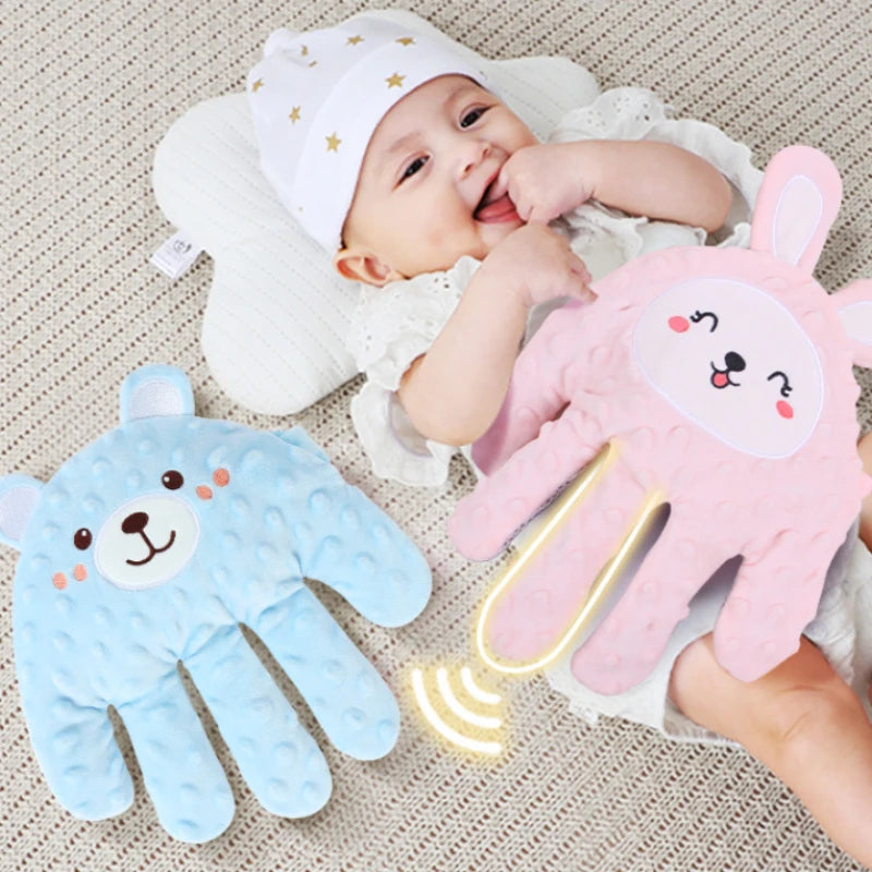0-3Y Electric Baby Soothing Palm Hand Automatic Patting Sleep Companion Beater Sleeping Aid Pillow Soother Toys for Calming Baby
