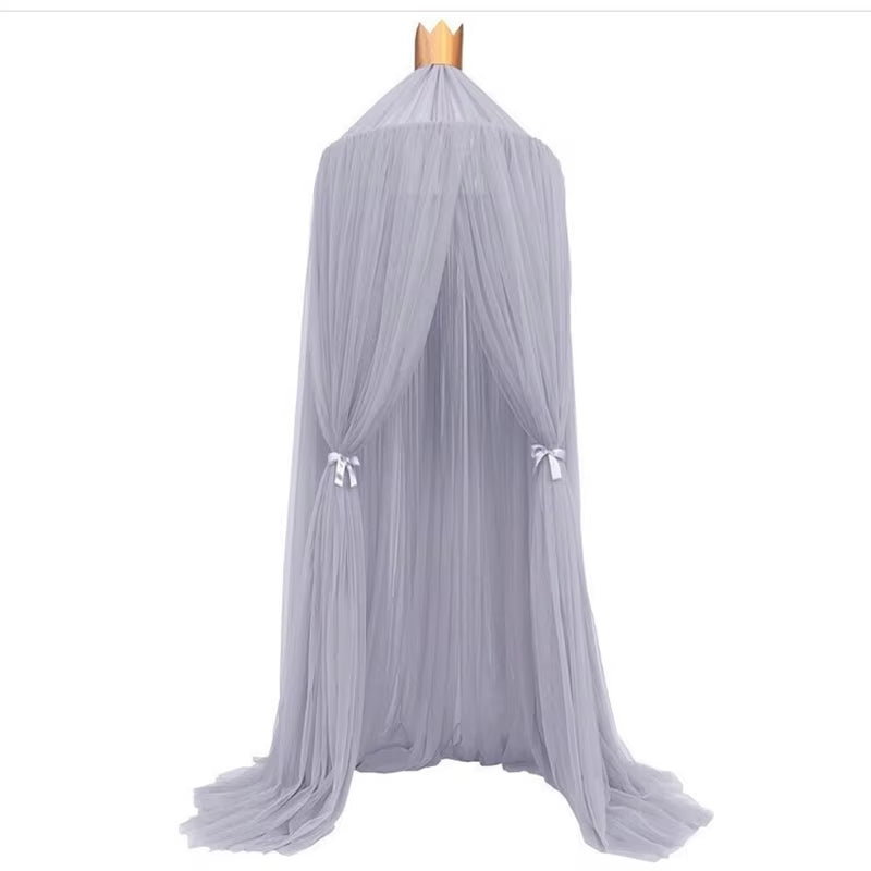 Baby Canopy Mosquito Net Bed Canopy Curtain Bedding Crib Netting Pink Girls Princess Play Tent for Kids Children Room Decoration