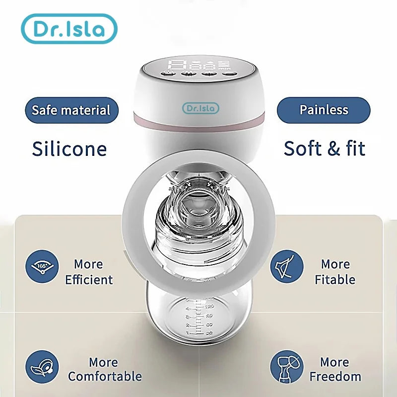 Automatic Electric Breast Pump USB Chargable Portable Breast Pump Silent Powerful Suction Breast Pump BPA Free