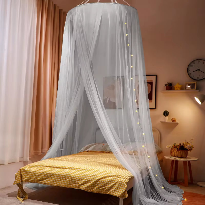 Baby Canopy Mosquito Net Bed Canopy Curtain Bedding Crib Netting Pink Girls Princess Play Tent for Kids Children Room Decoration