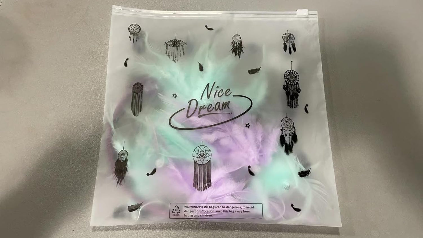 Purple Dream Catchers, Room Nursery Decor for Girls Boys, Handmade Feather Wall Decor with Lights, Home Ornaments Craft Gift for Bedroom